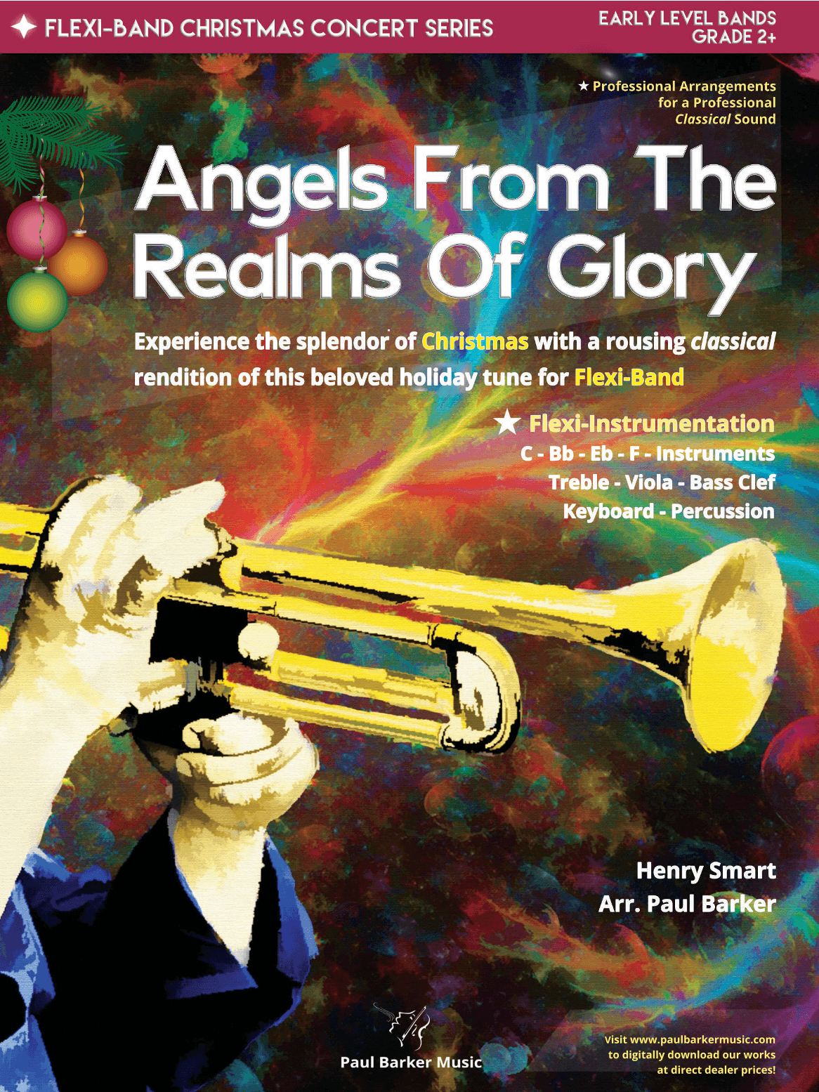 Angels From The Realms Of Glory (Flexible Instrumentation) (arr. Paul Barker)