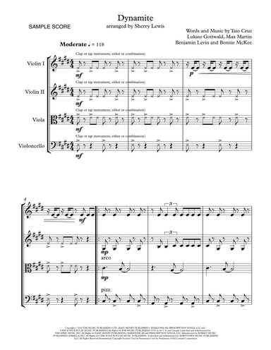 Dynamite (arr. Sherry Lewis)