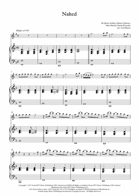 Naked (arr. Carl Raven)