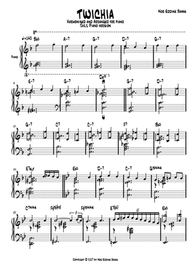 TWISHIA 1 for PIANO