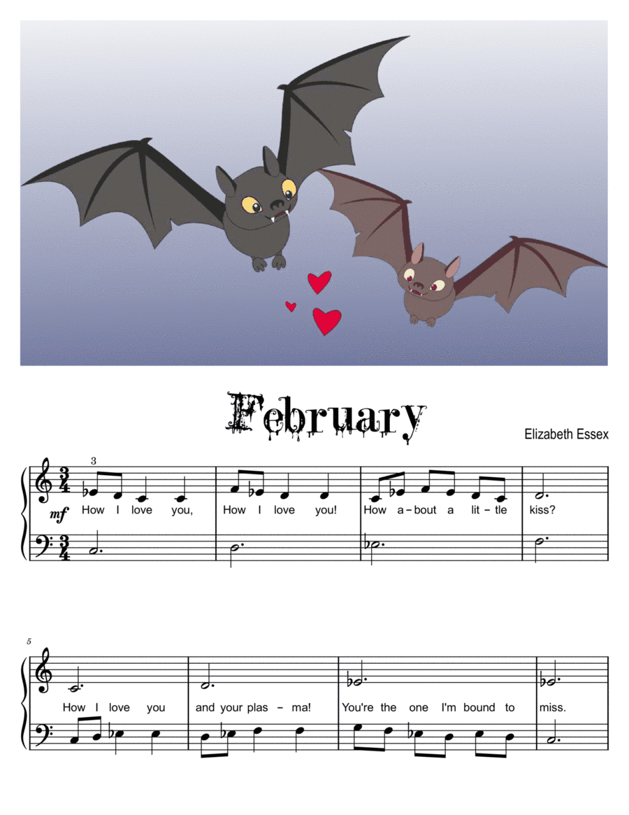 A Year with a Vampire - February - Late Primer / Level 1 C position