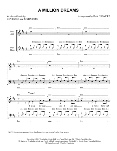 A Million Dreams (arr. Kay Bromert)