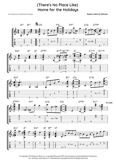 (there's No Place Like) Home For The Holidays (arr. Bronson Ferdinand Wright)