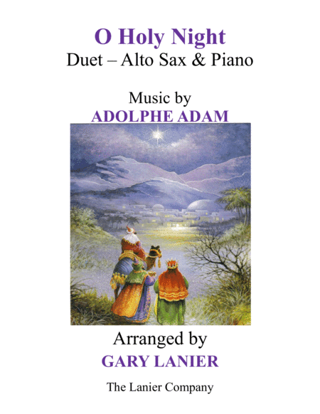 O HOLY NIGHT (Duet – Alto Sax & Piano with Parts) (arr. Gary Lanier)