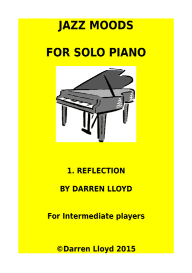 Jazz Moods for solo Piano - 1. Reflection