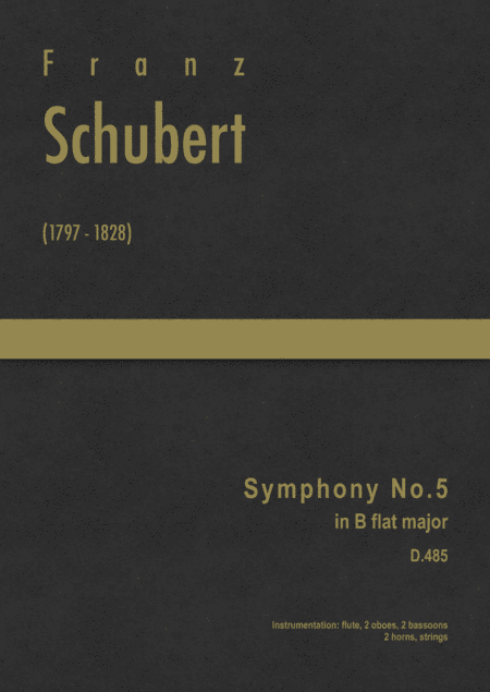 Schubert - Symphony No.5, D.485 (arr. J.G. Cucó Barber)
