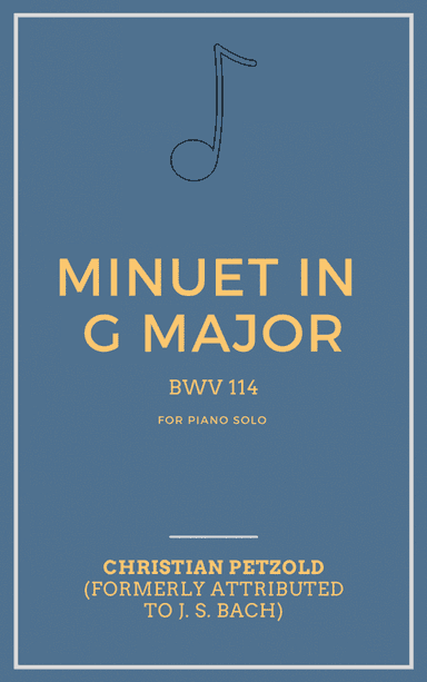 Minuet in G Major for Piano Solo (arr. Iago Flavio)