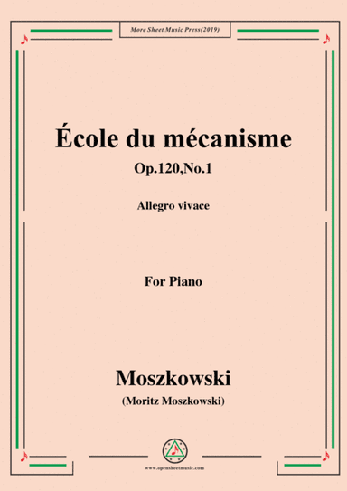 Duvernoy-École du mécanisme,Op.120,No.1,for Piano (arr. MSM)