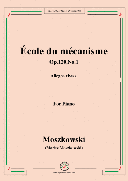 Duvernoy-École du mécanisme,Op.120,No.1,for Piano (arr. MSM)