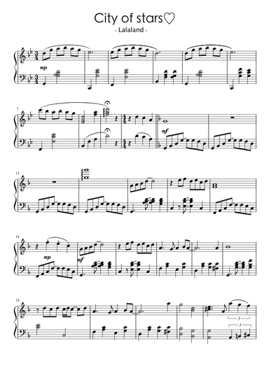 City Of Stars (arr. Ai Bharwani)