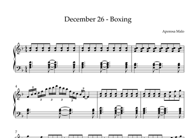 December 26 - Boxing