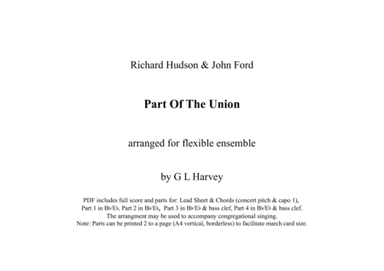 Part Of The Union (arr. G L Harvey)