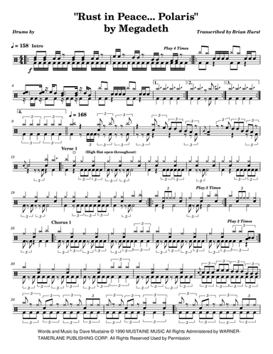 Rust In Peace...polaris (arr. Brian Hurst)