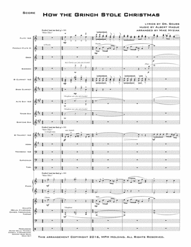 How The Grinch Stole Christmas (arr. Mike Hyziak)