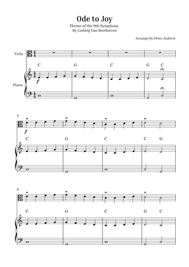 Ode to Joy (arr. Peter Andrew)