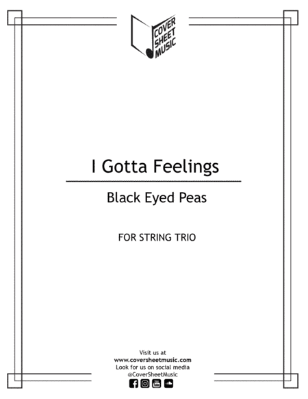 I Gotta Feeling (arr. Jose Quintana)