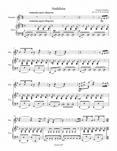 Andaluza (arr. Nick Lacanski)