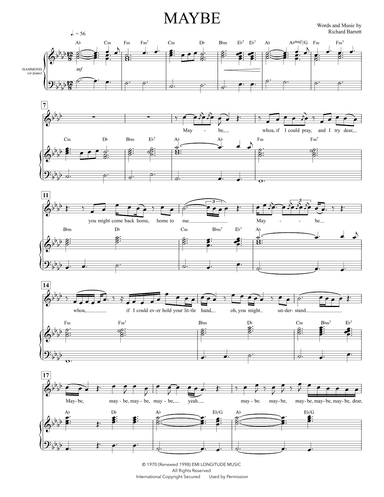 Maybe (arr. Len Rhodes)