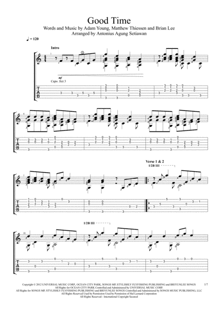 Good Time (arr. Antonius Agung Setiawan)