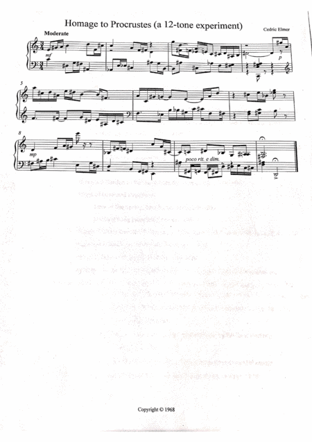 Homage to Procrustes