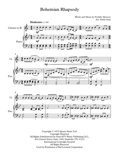 Bohemian Rhapsody (arr. Emily Gray)