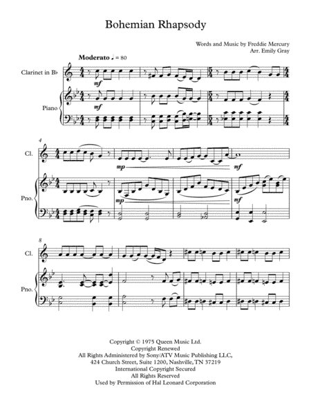 Bohemian Rhapsody (arr. Emily Gray)