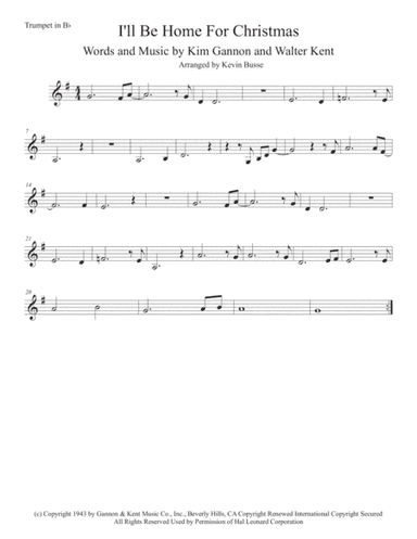 I'll Be Home For Christmas (arr. Kevin Busse)