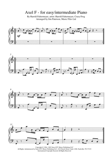 Axel F (arr. Jim Paterson)