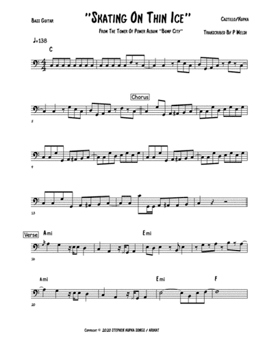 Skating On Thin Ice (arr. Accubass)