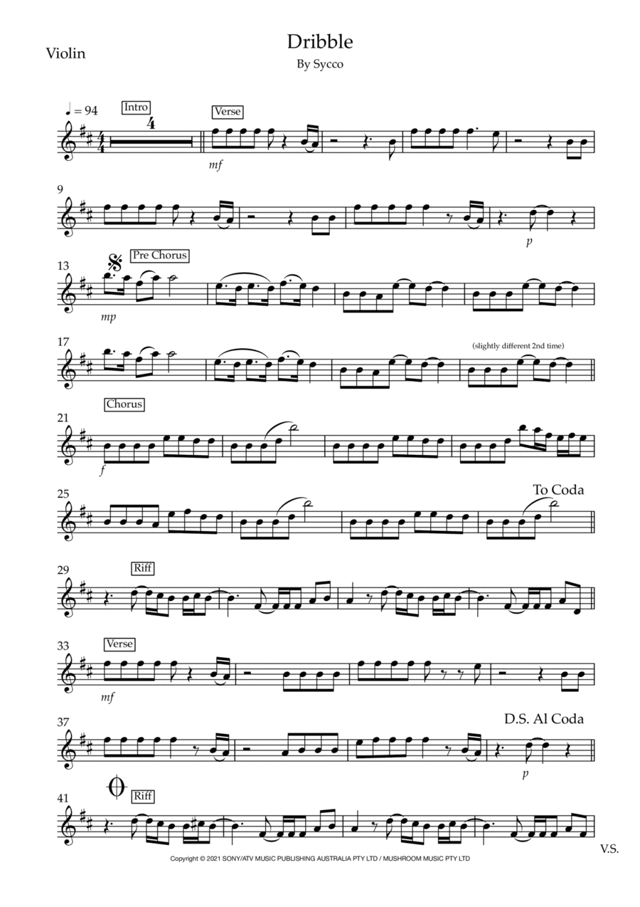 Dribble (arr. Matt Luff)