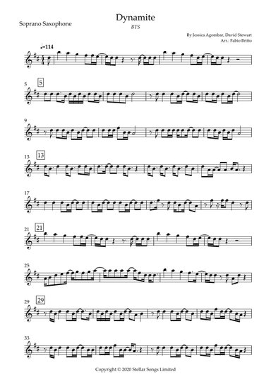 Dynamite (arr. Fabio Britto)