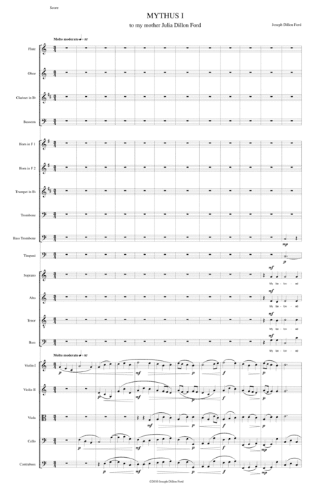 MYTHUS for Choir and Orchestra - Stanza 1