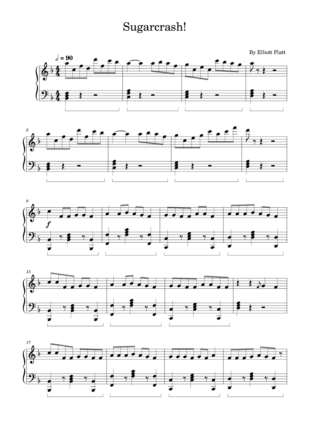 Sugarcrash! (arr. poon)