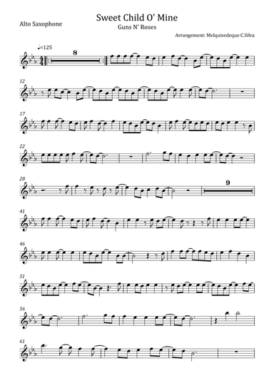 Sweet Child O' Mine (arr. Melquisedeque C.Silva)