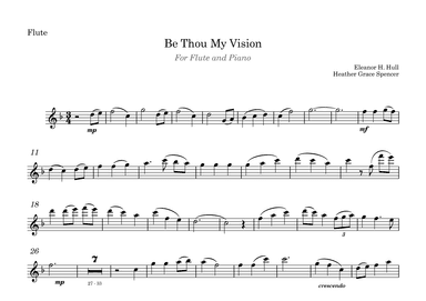Be Thou My Vision (Flute) (arr. Heather Grace Spencer)