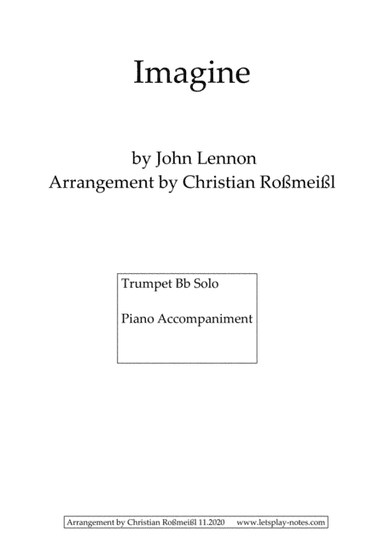 Imagine (arr. Christian Roßmeißl)