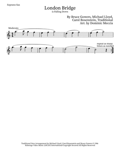 London Bridge (arr. Dominic Meccia)
