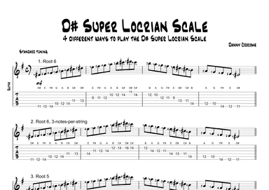 D# Super Locrian Scale (4 Ways to Play)