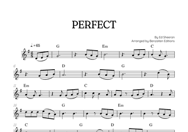 Perfect (arr. Benzaiten Editions)