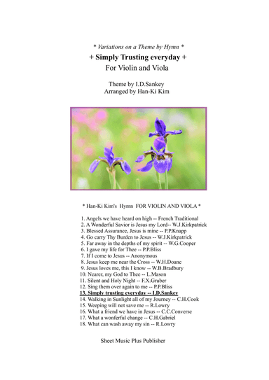 Simply trusting everyday (For Violin and Viola) (arr. Han-Ki Kim)