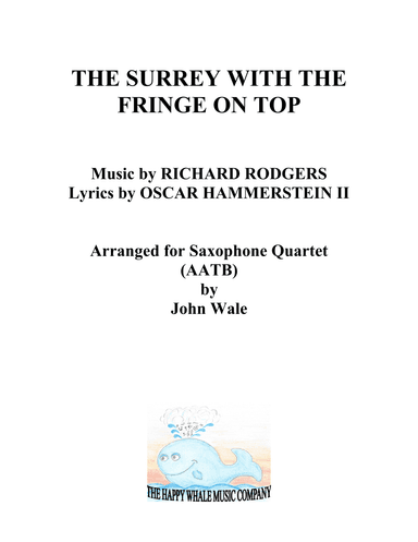 The Surrey With The Fringe On Top  from OKLAHOMA! (arr. John Wale)