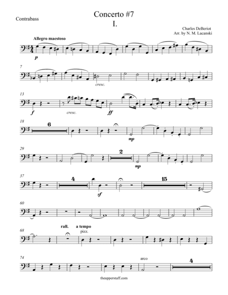Violin Concerto #7 First Movement (arr. Nick Lacanski)