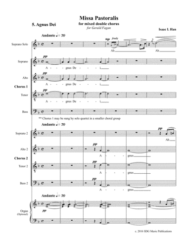 Agnus Dei from Missa Pastoralis