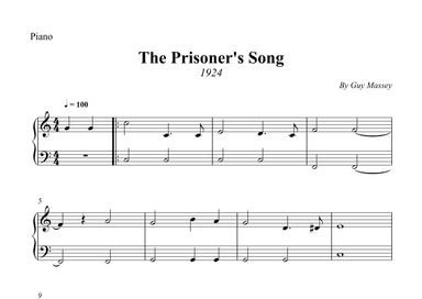 The Prisoner's Song (arr. Wesley S. SIlva)