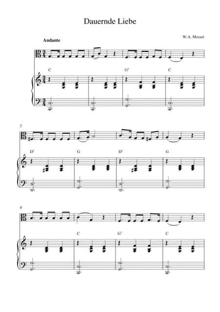 Dauernde Liebe (arr. Kaiserin Rebecca)