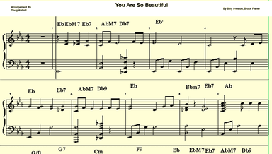 You Are So Beautiful (arr. Doug Abbott)