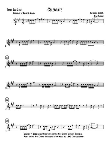 Celebrate (arr. David W. Young)