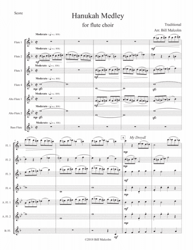 Hanukah Medley flutes (arr. Bill Malcolm)