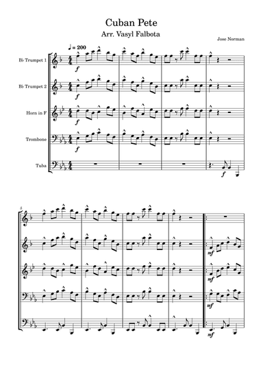 Cuban Pete (arr. Vasyl Falbota)