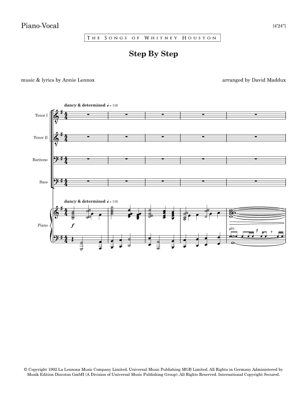 Step By Step (arr. David Maddux)